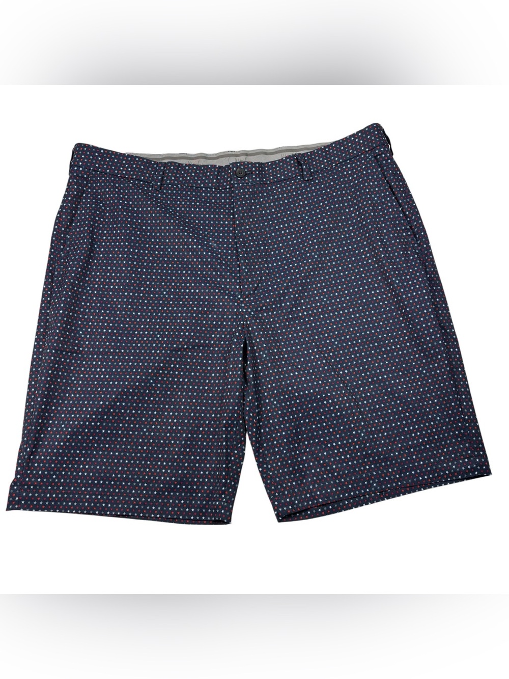 Walter Hagen 11 Majors Red White Blue Star Print Athletic Golf Shorts 42 Hike